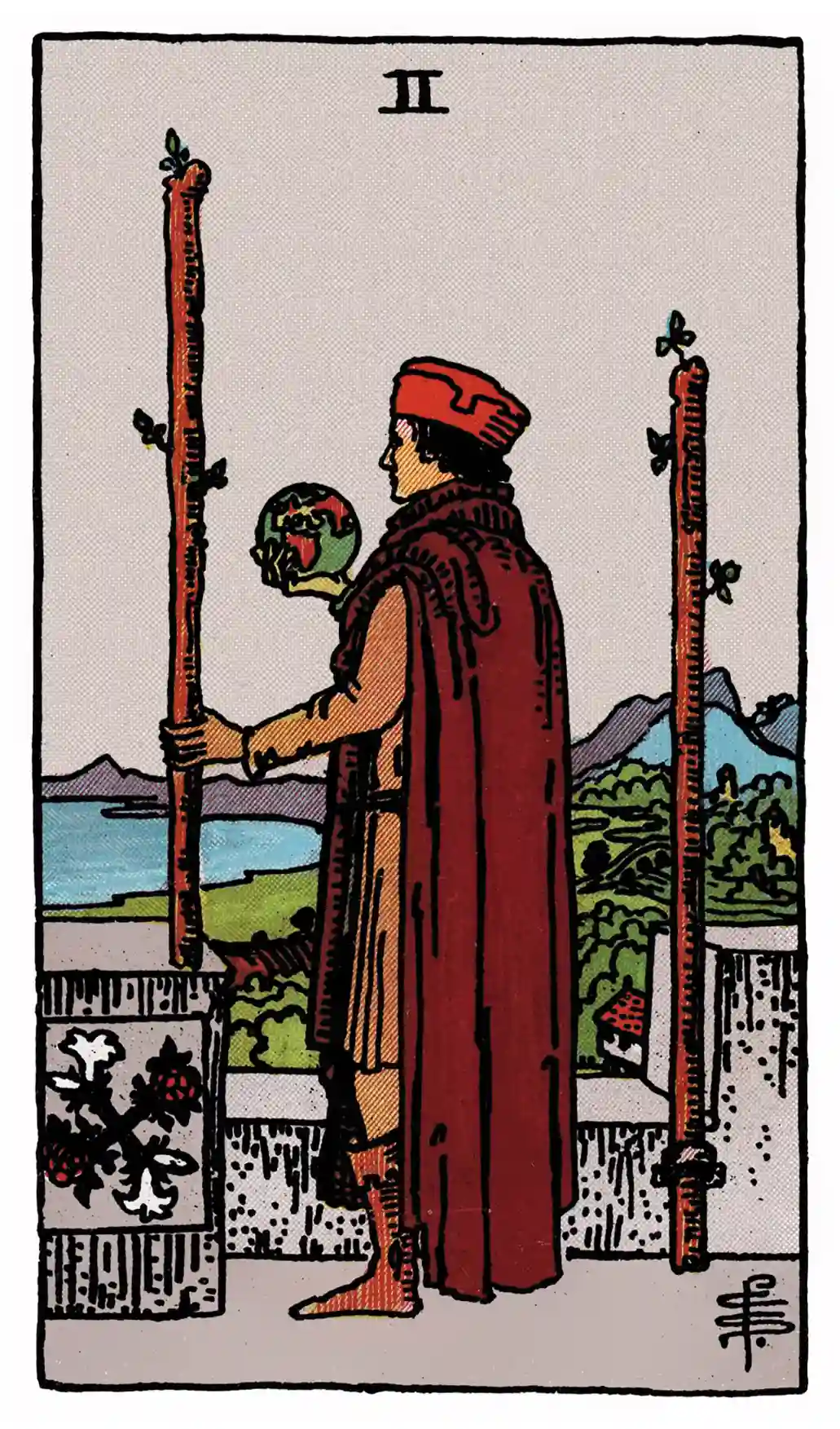 23 Two of Wands (Upright)