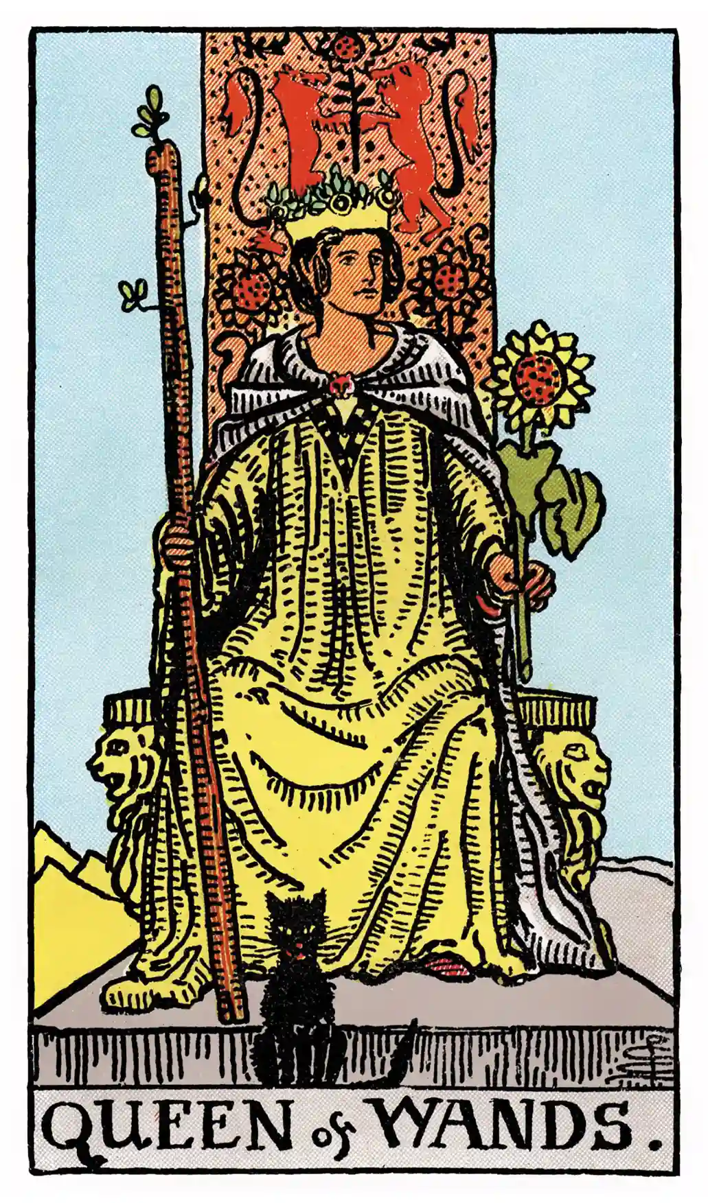 34 Queen of Wands (Upright)
