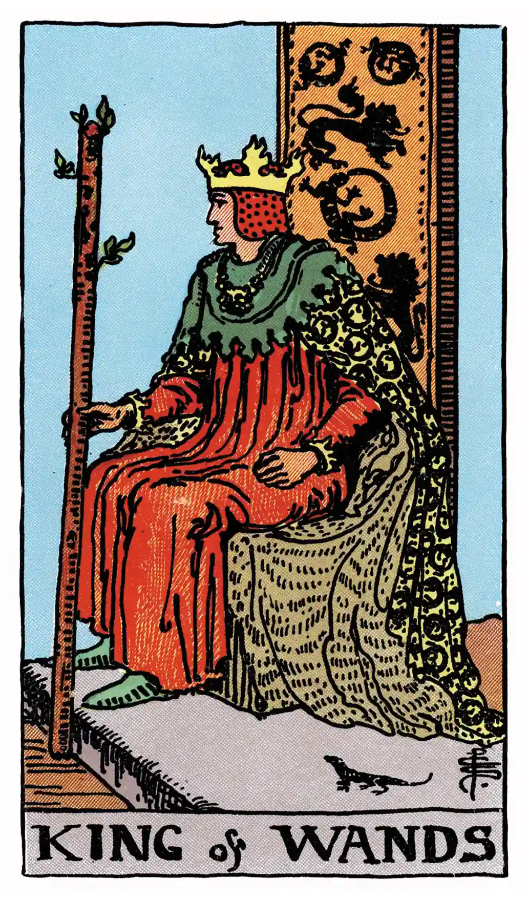 35 King of Wands (Upright)