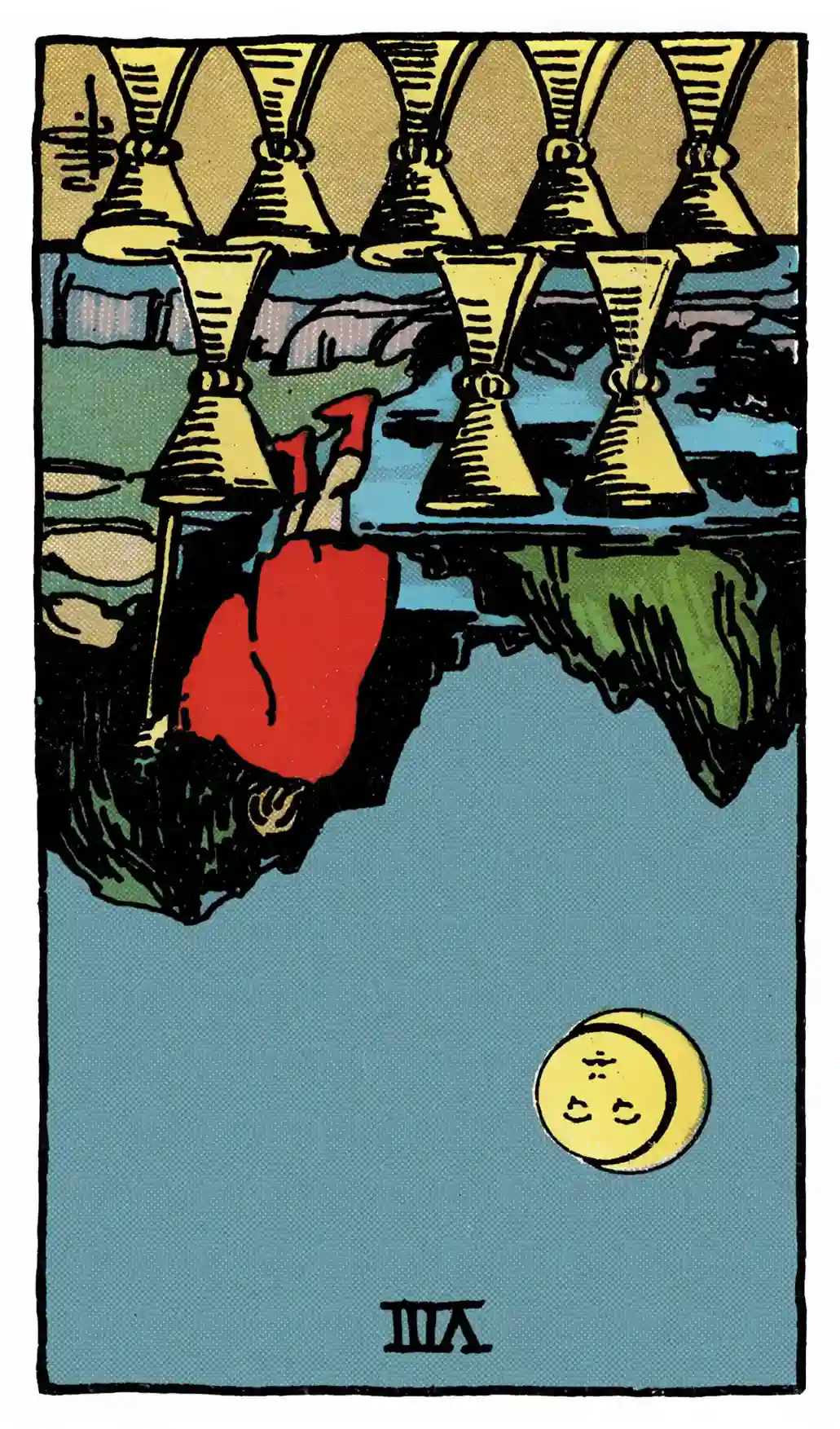 43 Eight of Cups (Reversed)