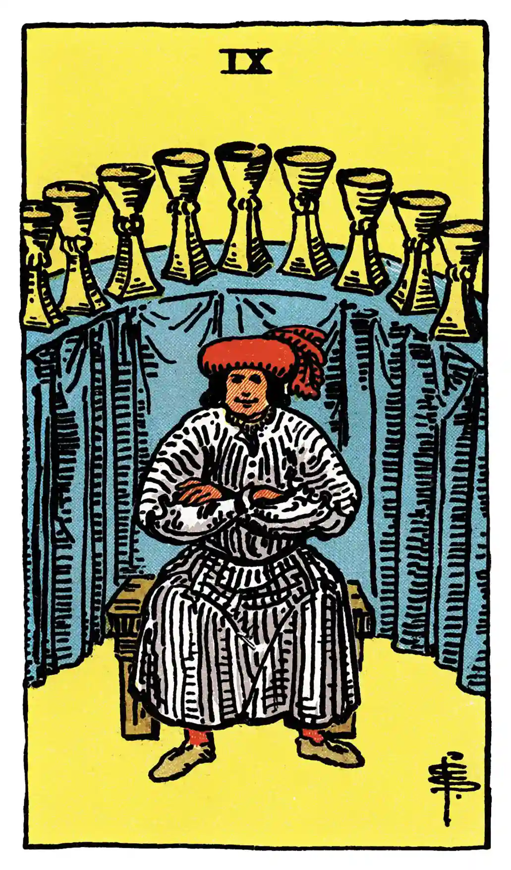 44 Nine of Cups (Upright)