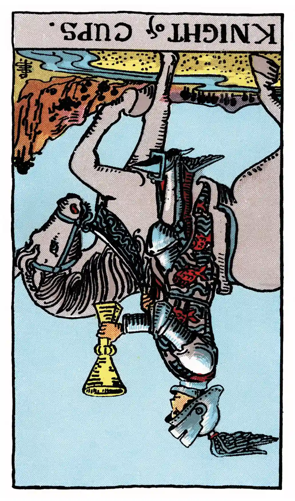 47 Knight of Cups (Reversed)