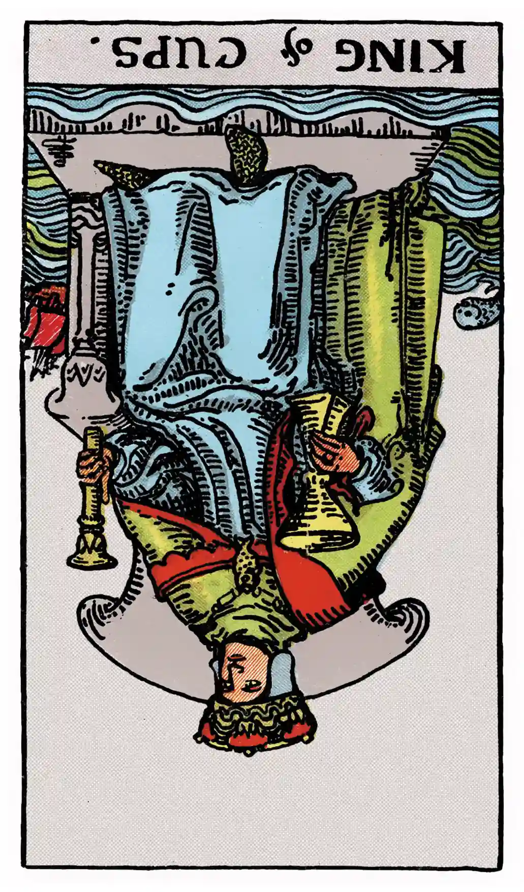 49 King of Cups (Reversed)