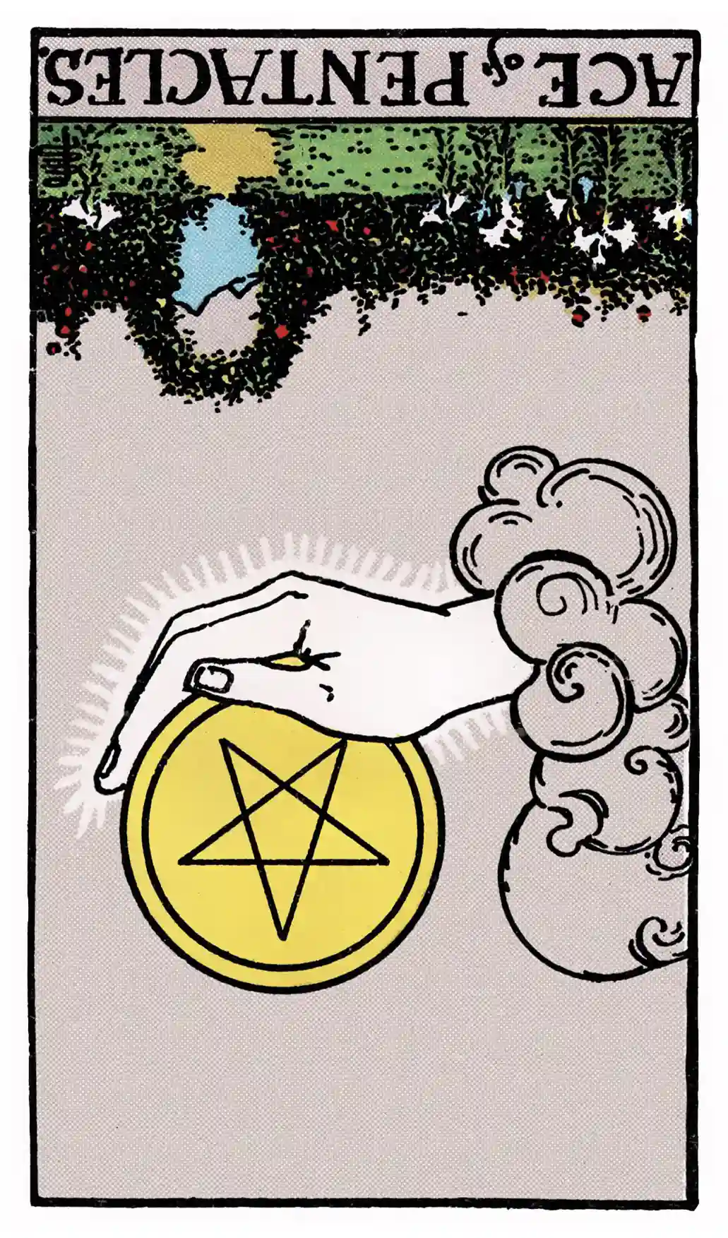 64 Ace of Pentacles (Reversed)