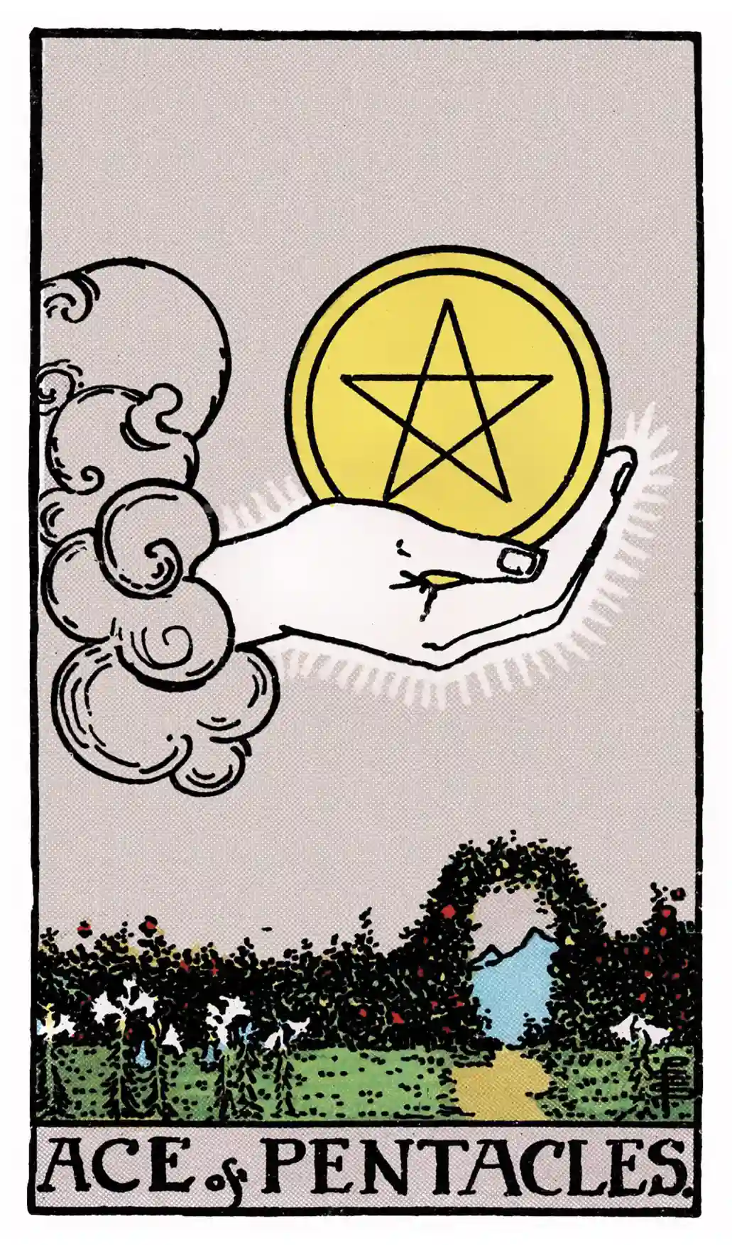 64 Ace of Pentacles (Upright)