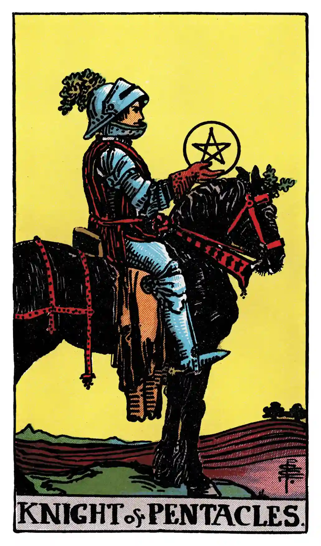 75 Knight of Pentacles (Upright)