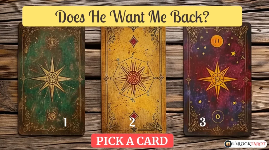 Does He Want Me Back? | Tarot Spread Reading Free