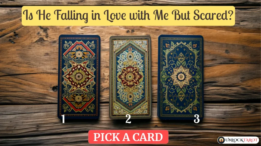 Is He Falling in Love with Me But Scared? | Tarot Spread Reading Free