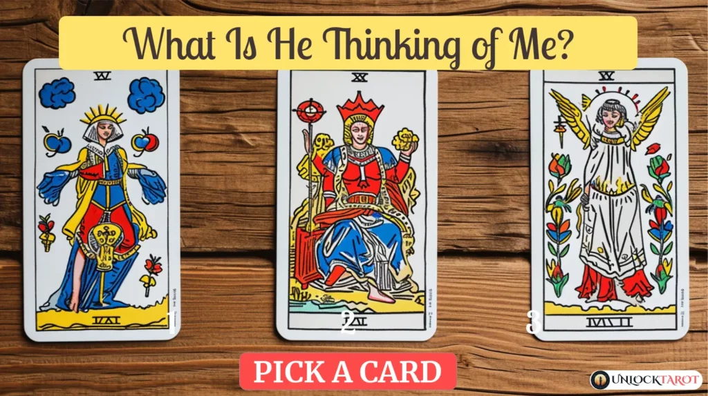 What Is He Thinking of Me? | Tarot Spread Reading Free