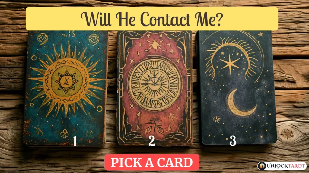 Will He Contact Me? | Tarot Spread Reading Free